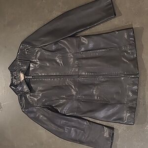 WILSONS LEATHER PELLE STUDIO LEATHER COAT
